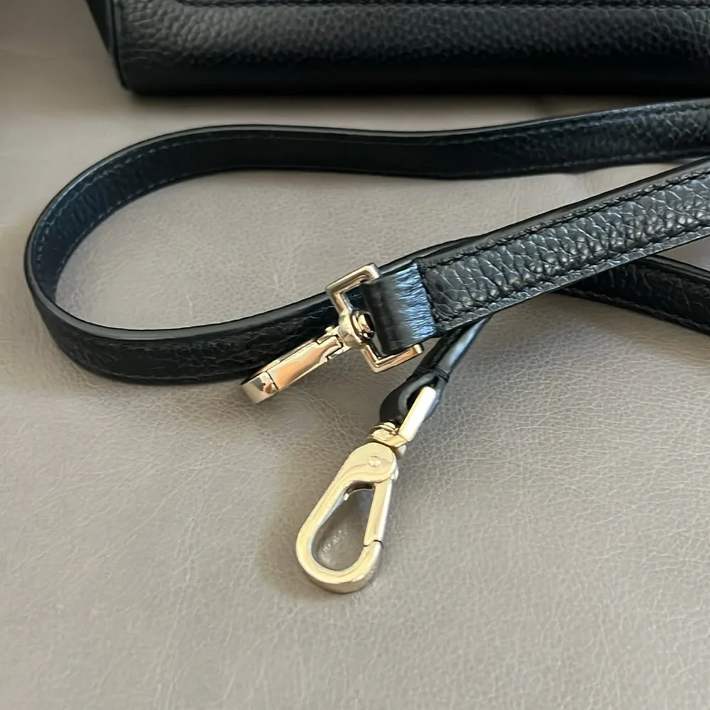 Kate Spade Chester Street Allyn Black Satchel with Tassel Detail - Small - Picture 2 of 7